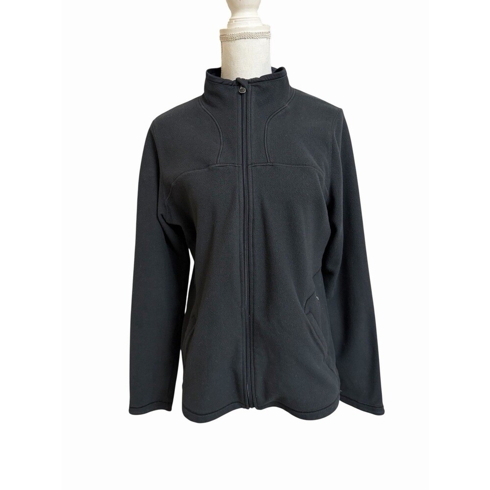 Under Armour Women's L Large Black Fleece Full Zip Jacket